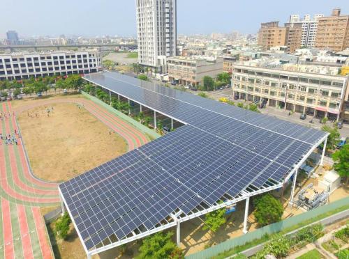 臺灣中小學(xué)建設(shè)太陽能發(fā)電球場 一舉兩得的綠色校園新實(shí)踐